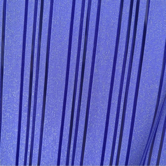 Beach Bunny Hutton Sheer Stripe Wrap Skirt Swim Beach Coverup OS Lavender NWT - Picture 9 of 12